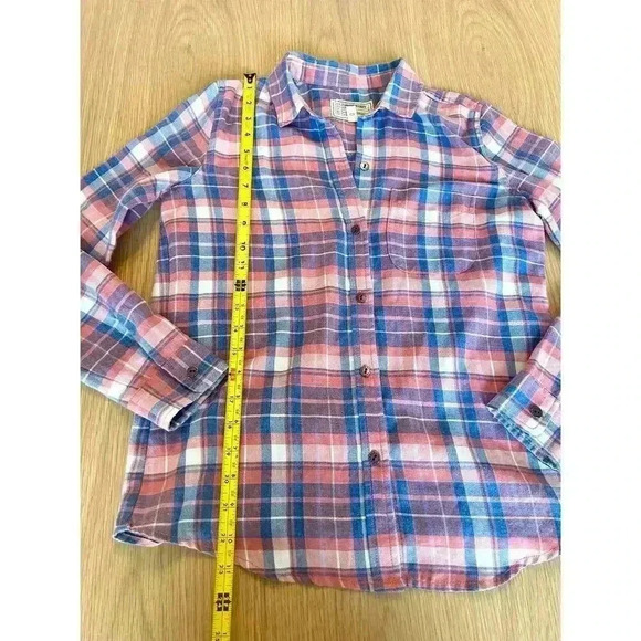 Current/Elliott Plaid Button Down size 0 - Picture 4 of 5